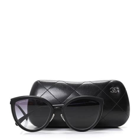 CHANEL Cat Eye Sunglasses 4222 Black 